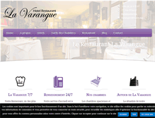 Tablet Screenshot of hotel-restaurant-lavarangue-tananarive.com